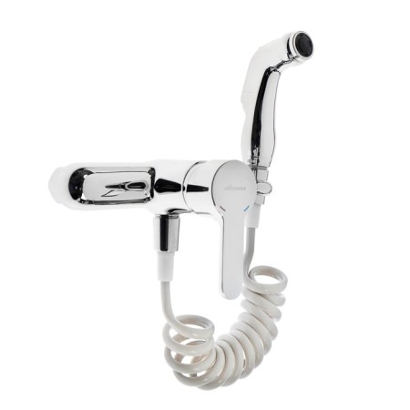 ACCOONA A3167 mixer, single -leaf, with hygienic watering can, silumin, chrome