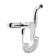 ACCOONA A3167 mixer, single -leaf, with hygienic watering can, silumin, chrome