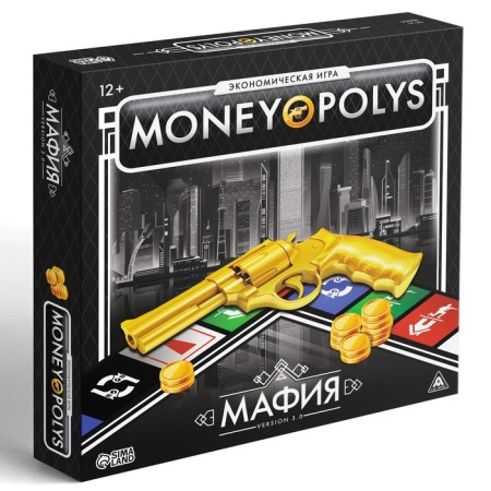 Board Economic Game "Money Polys. Mafia ", 116 cards, 12+-10