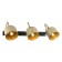 STAST NASTING AMBRELLA LIGHT, TRADITIONAL, TR97109, E27, Color Gold, Black