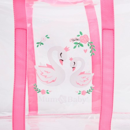 Set of bag in the hospital and cosmetic cosmetic swans-3