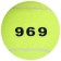 A set of balls for large tennis Onlytop No. 969, training, 3 pcs.