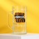 Glass beer glass "created to achieve goals", 500 ml