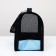 Bag - Carriage for animals "Sleepy dog", frame, size m, 40 x 21 x 27 cm, blue