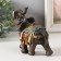 Polystone souvenir "Dark Elephant in Red Popone" MIX 12x6x12 cm
