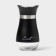 Glass Solonka "Shine", 5.5 × 5 × 11 cm, black color, inscription mix