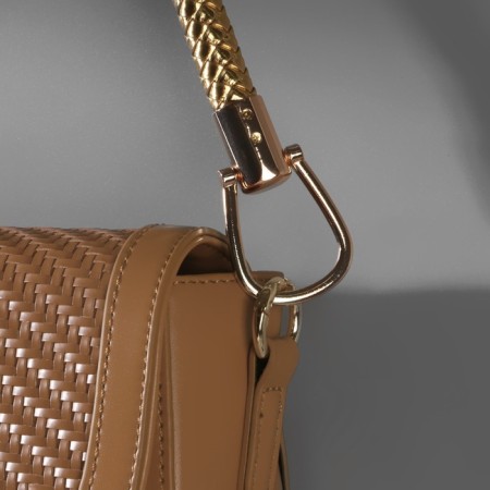 Handle for bag, 55 cm, gold color-4