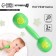 The rattle "Joy", the color is blue/green, I