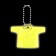 Reflective element "T -shirt", bilateral, 6 × 4.3 cm, yellow color