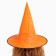 Carnival hat "Spider", Orange color