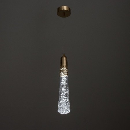 Lamp Bayerlux "Sharon" LED 10W gold 8.5x8.5x40-150 cm-3