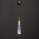 Lamp Bayerlux "Sharon" LED 10W gold 8.5x8.5x40-150 cm