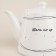 Teapot after a porcelain SL Home "House", 900 ml, 21 × 13.8 × 13.5 cm, white color