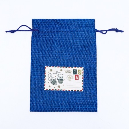 Gift bag with thermal monklake, 13 x 18 cm, blue-1
