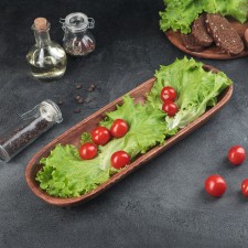 Блюдо «Симфония», 40×14×4 см, акация