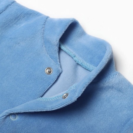 Kit (blouse, pants), blue color, height 56 ​​cm-1