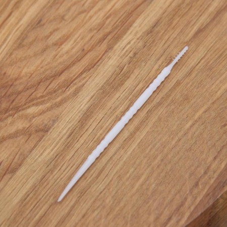Plastic toothpicks, 290-300 pcs, with a brush to remove denture-2