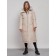Coat insulated winter female, size 42, beige color