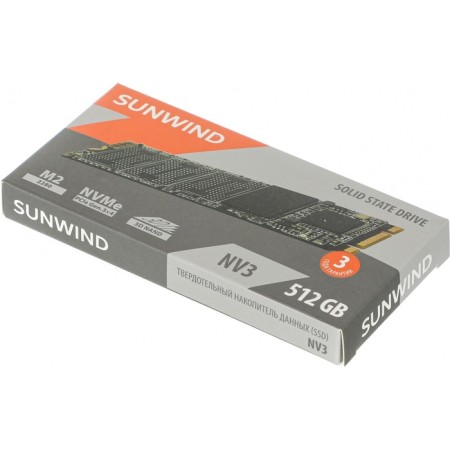 SSD Sunwind PCIe 3.0 X4 512GB SWSSD512GN3T NV3 M.2 2280-6