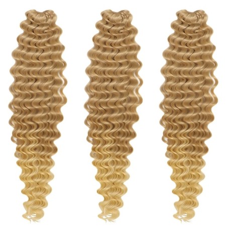 Hollywood Africolocons, 60 cm, 270 grams, light-brown color/blond HKB15/613 (Catherine)-1
