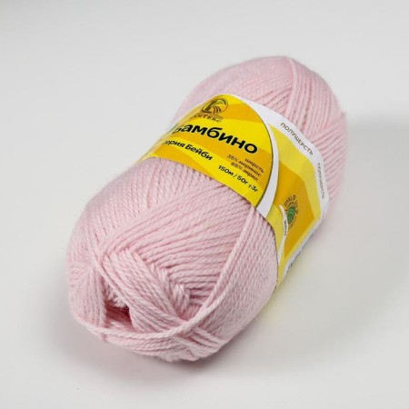 Bambino yarn 35% Merinos wool, 65% acrylic 150m/50g (293 roses. Sand)-1