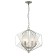 Suspended Indigo, 12004/6p Nickel. 6x40W, E14, 500x500x505/1300 mm