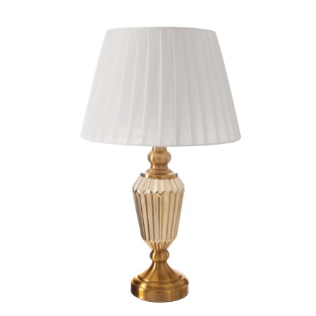 Table lamp with lampshade Risalux "Camellia", E27, 40 W, Brass, 29 × 29 × 29.5 cm-7