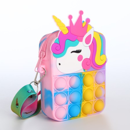 Bag's bag with lightning, colorful color