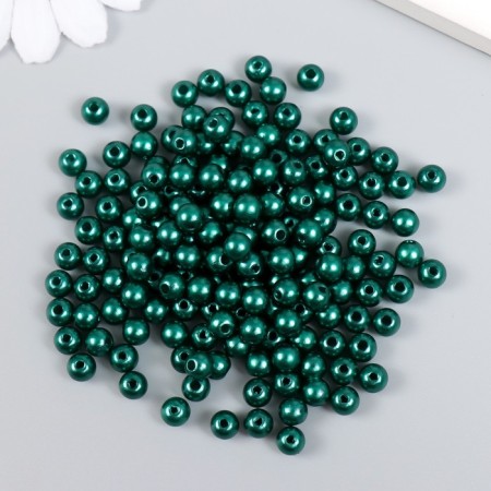 Beads for creativity plastic "Opal-green" set of 200 pcs d = 0.6 cm-1