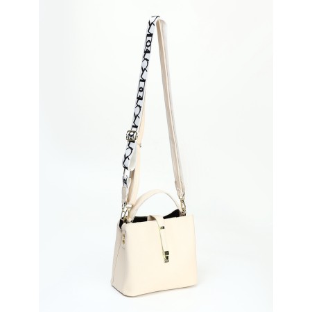 Bag Female Tout with zipper, milk color-1