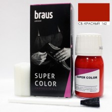 Braus Super Color shoe dye, for the skin, light red color, 25 ml