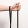 Leather leather single -layer, driven, 1.41 m x 1.2 cm, black