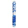 Sexus Glass bilateral phallimitator, glass, transparent, 22 cm