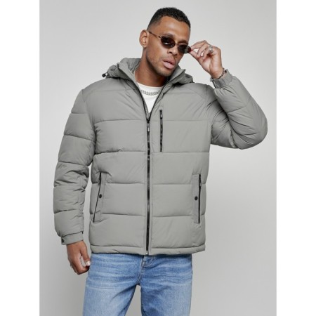 Sports male Winter, size 54, gray color-8