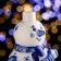 Snar "Snowman Balagur", 20 cm, 0.5 l, gzhel