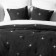 Cover with pillowcases "Belli", size 160x220 cm, black color