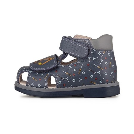 Baby sandals, size 19, dark gray color-1