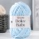 Yarn "Dolce Baby" 100% micropoliester 85m/50 g (749 blue)