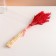 Set of dried flowers "millet", banch length 45 (+/- 6 cm), red