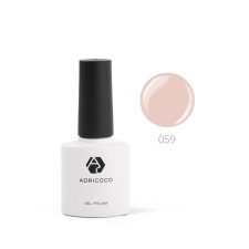 Color gel polish Adricoco, No. 059 Light Coffee, 8 ml