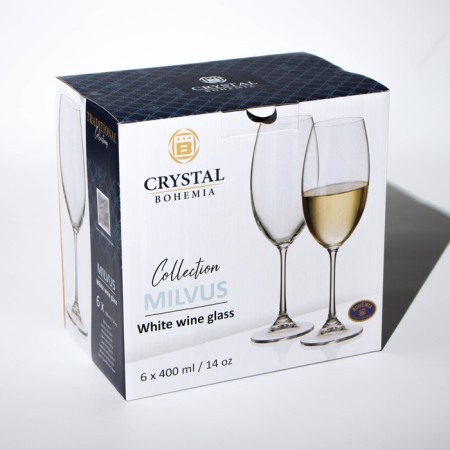 A set of glass for wine Milvus, 400 ml, 6 pcs-3