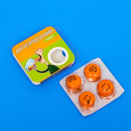 Chewing gum "Anti-Pribukhnin" with an orange taste, 14 g-1