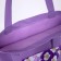 Tekstil core "Everything that is not done." scrambled eggs, with a pocket of 35 x 0.5 x 40 cm, lilac color