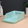 Organizer for storing cosmetic supplies "Prestige", 2 sections, 23 × 16.1 cm, mint color