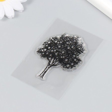 Stamp for creativity Silicon "Apple tree" 9x6 cm-1
