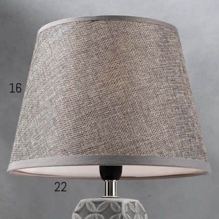 Table lamp 16445/1GR E14 40W gray 22x22x34 cm Risalux-5