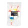 Flot Yaman "drop" with colored antenna, foam, 15 g, color mixt. 5 pcs.