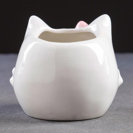 Pot "Cat with Bantik" 10x8cm-3