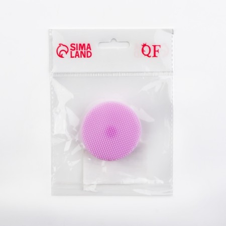 Washing brush "Circle", on suction cup, d = 5.5 cm, lilac color-4