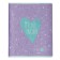 Notebook of 48 sheets in the My Love cage, cover coated cardboard, selective UV-keys, congructor, mix